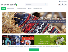 Tablet Screenshot of frosch-shop.de